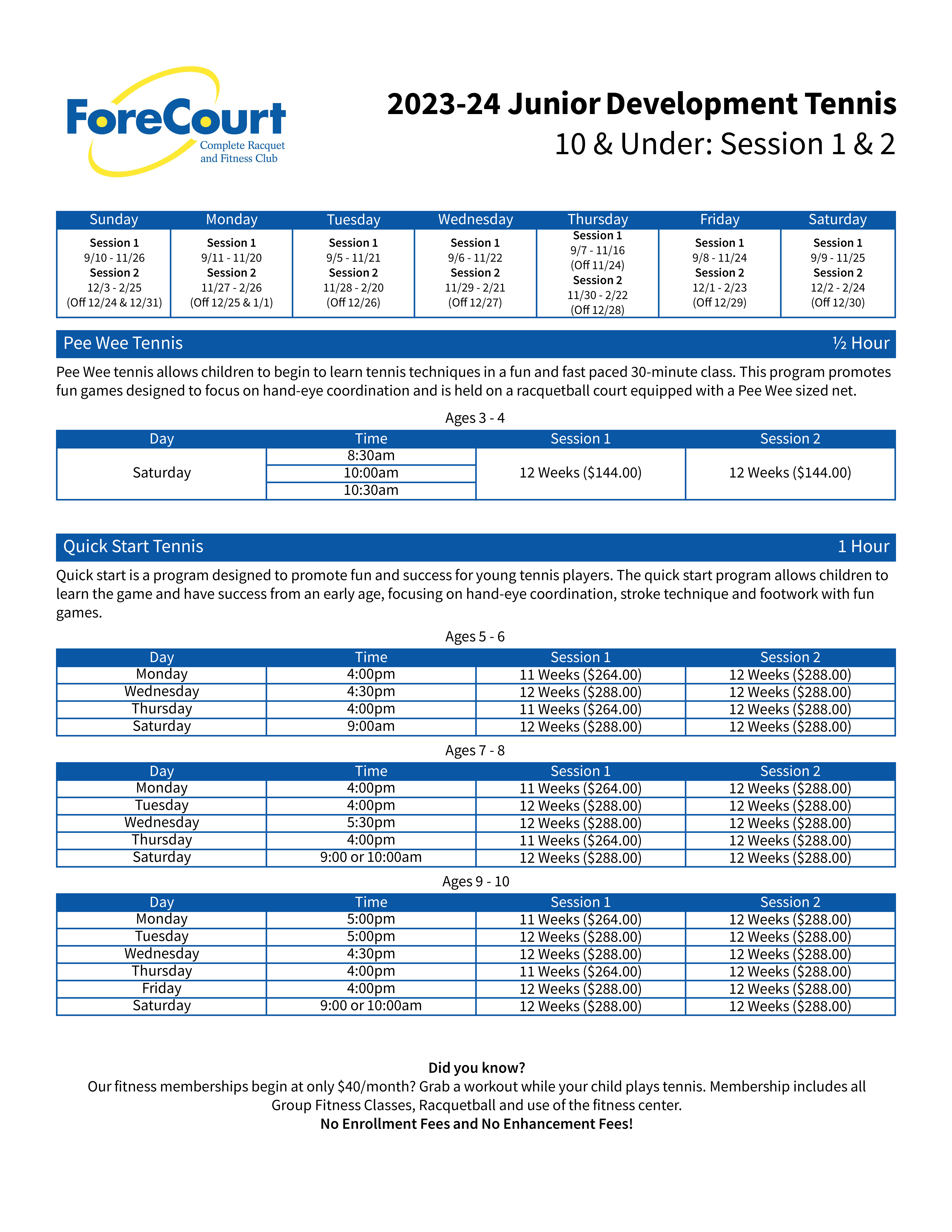 ForeCourt Session 1-2 Flyer 2023-24young